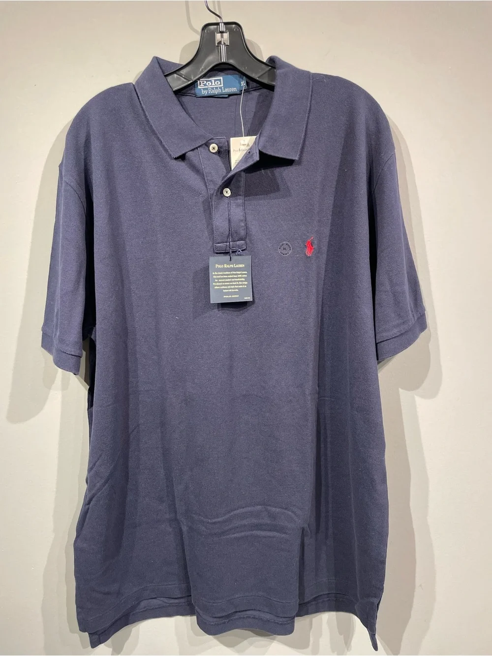 New with tags Polo by Ralph Lauren Navy Classic Fit Polo Shirt - Men's XL